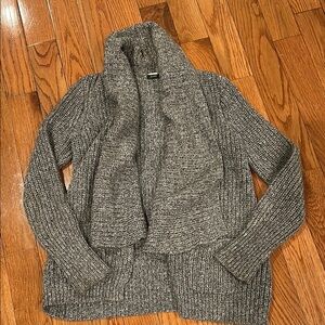 J. Crew Gray Knit Cardigan (M)